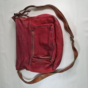 Red Leather Crossbody Bag – Made in Argentina